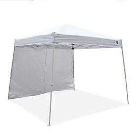 283010001 Impact Canopy Slant Leg White-one Sidewall