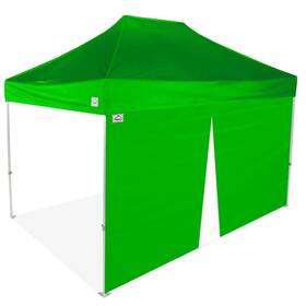 Impact Canopy 852443008088 15-foot Tent Wall With Middle Zipper Sidewall Only Lime Green
