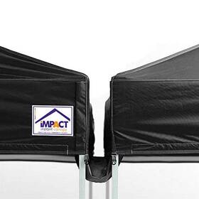 Impact Canopy 853345006066 20-foot Tent Rain Gutter Black