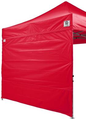 Impact Canopy 856853002964 10x10 Tent Solid Sidewalls/white Screen Room Sidewalls Combo Pack Red