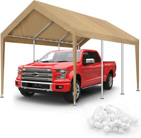 Inmeilifus 711181911206 10x20 Ft Carport Canopy Replacement Cover Heavy Duty Waterproof Uv Protected