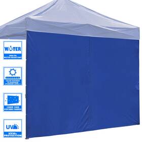 07csw001-1010-03 Instahibit Universal Sidewall Uv30 Fits 10x10ft Canopy Outdoor Party 1 Piece