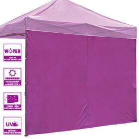 07csw001-1010t-28 Instahibit Sidewall Uv30 Fits 10x10ft Canopy Outdoor Picnic 1 Piece Camping