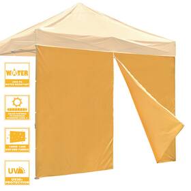 07csw002-1010z-01 Instahibit Universal Sidewall Zipper Uv30 Fits 10x10ft Canopy Backyard 1 Piece