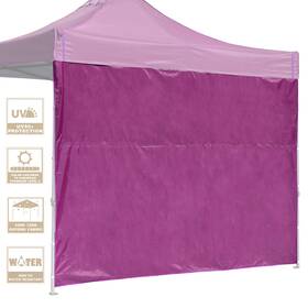07csw006-s710-28 Instahibit Sidewall Block Out Uv50 Fit 10x10ft Pop Up Canopy 1 Piece Patio