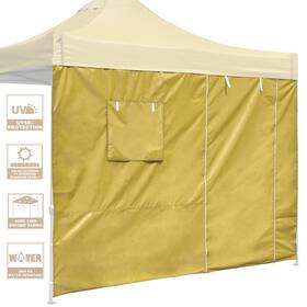 07csw007-s710wd-01 Instahibit Sidewall Door Window Uv50 Fit 10x10ft Pop Up Canopy 1 Piece Yard