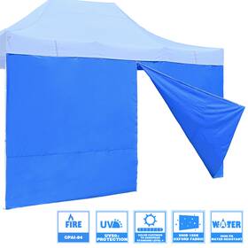 07csw008-a315zt-03 Instahibit 1 Pack Side Wall For 10x15 Ft Ez Pop Up Canopy Tent Uv50 Zipper Sun