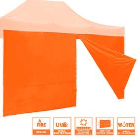 07csw008-a315zt-13 Instahibit 1 Pack Side Wall For 10x15 Ft Ez Pop Up Canopy Tent Uv50 Zipper Pool