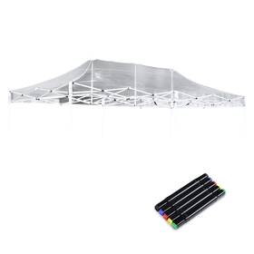 07ctp006-20ft-tr Instahibit 10x20ft Pop Up Canopy Replacement Top Transparent Instant Tent Cover