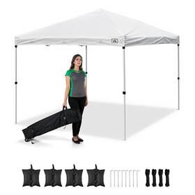 35bth001-10-07 Instahibit Ez Go 10x10ft Pop Up Canopy Outdoor Instant Tent Tradeshow Art Market