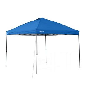 Instant Led Lighted Canopy 10foot X With Uv Protection In Steel Frame Blue