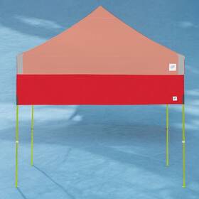 International E-z Up Inc 098556323667 Recreational Red Half Wall Straight Leg Size 10ft / 3m Nwb