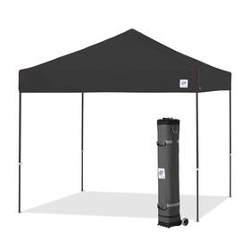 International E-z Up Inc 313093491441 Pyramid Instant Shelter Outdoor Canopy 10ft X Black Assembled Wi