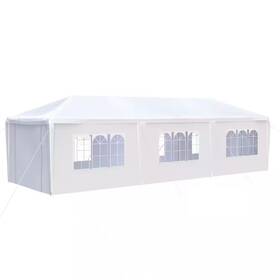 Itopfox 445047570551 10 Ft. X 30 Wedding Party Canopy Tent Outdoor Gazebo With 8 Removable Sidewa