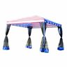 Itp840-014cw Unbranded Pop Up Tent American Flag Outdoor Patio Party Gazebo