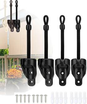 Hstj-420 Ivysun Universal Sun Shade Replacement Parts Bungee Tie Downs Weather Resistance New