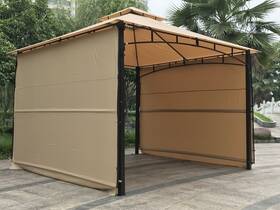 Jeco 685024375015 Gz3 11 X Ft. Meta Gazebo With Two Sides Awning