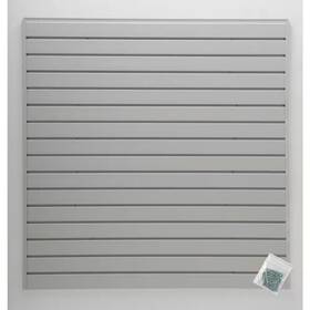 Jifram Easy Living 711181903553 4 Ft. X Or 8 2 Light Gray Plastic Slat Wall Kit