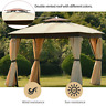 Jj-dj-mx212743aaa Helloyoung Gazebo Canopy Soft Top Outdoor Patio Tent 699904698897