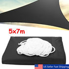 Jko833430 Unbranded Black Heavy Duty Shade Sail Sun Top 6954189953371