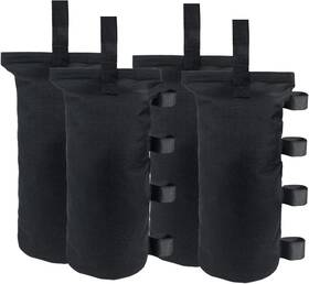 Joramoy 313056161169 Heavy Duty Weight Bags 150lbs For Pop Up Tent Set Of 4 Black Without