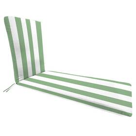 9555pk1-6404c Jordan Manufacturing 74 Inch L X 22 W 2 T Outdoor Chaise Lounge Cushion In Awning Cucumber