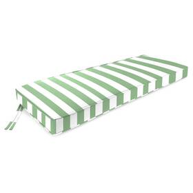 9672pk1-6404c Jordan Manufacturing 47 Inch L X 17 W 3 T Outdoor Bench Cushion In Awning Cucumber