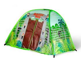 16477 Jurassic Park Gates Indoor Bed Tent Pop-up Canopy 72 X 36 41 Inches