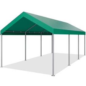 Cp10 Jy Qaqa Pet Jyqaqa Carport 10x20 Ft Heavy Duty Canopy Reinforced Steel Poles Shel