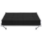 K110403690 Nuimage Door Awning Open Slope Plain Arm Style Fixed Black