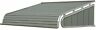 K150708445 Nuimage Awnings Door Canopy Awning Water Resistant Aluminum 0728806563108