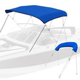 Qw0810l-a08 Kakit 3 4 Bow Bimini Top Cover 900d Fabric Canvas With Storage Boot Easy Ins