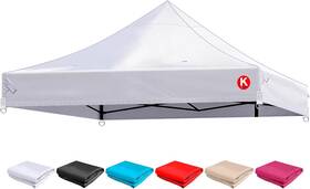 600d Kakueike 744110069518 10x10 Canopy Replacement Top - Heavy-duty Oxford Fabric With 8 Drainage Hol