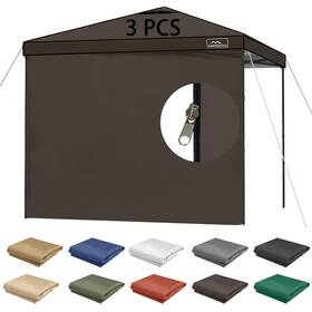 Kk-1010sw3 Kampkeeper 10x10 Canopy Tent Sidewalls With Zipper For Frame 3pcs Sunwalls Only