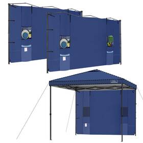 Kk-11276swp Kampkeeper Instant 10x10 Canopy Sidewalls With 4 Pockets For Pop Up Frame 2pack