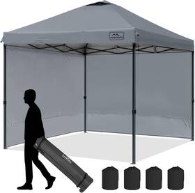 Kk-9595g-dg-sd Kampkeeper Canopy Tent 10x10 Pop Up For Commercial Garden Wedding Camping