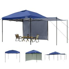 Kk-9595gsw Kampkeeper 10x10 Easy Pop Up Canopy Tent With Sidewalls Instant Outdoor Shade Shelter W