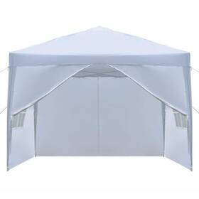 Karl Home 237824959386 Party Tent 10 Ft. X Straight Leg With 2 Walls And Windows White
