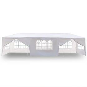 Karl Home 659057050317 Party Wedding Tent Canopy 10ft.x30ft. With 6 Sidewall And 2 Doors White