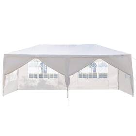 Karl Home 912746282612 Canopy Tent 10 Ft X 20 Party Wedding 4 Sidewall 2 Doors Steel White