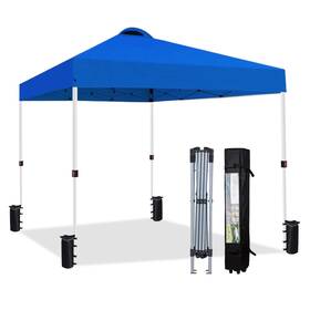 Kedy-23ca01-01bl Kedy 10x10 Heavy Duty Pop Up Canopy Tent Easy Setup Instant Outdoor With V