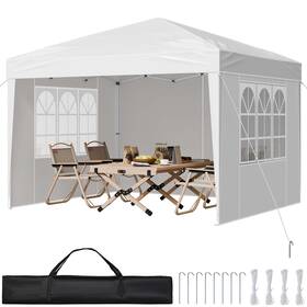 Dcsyppb1010ft3h5hv0 Kffkff Quick-install Mobile Awning With Three Side Walls And Two Ventilation Windows