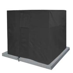 Khomo Gear 445026864831 Black Air Condition Weatherproof Heavy-duty Protector Cover