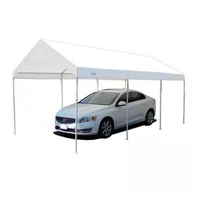 King Canopy 313035532515 Universal True 10 Ft. X 20 1 3/8 Inch Steel Frame 8 Leg White Carpo