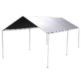 6-leg King Canopy 313036676690 Original 10 Ft. By 20 1 3/8 Inch Steel Frame Carport Grey Kmk1pcs