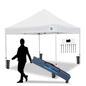 King Canopy 313041182117 Ares 10 Ft. X Commercial Instant Popup With Weight Bags 1-1/2 Inch