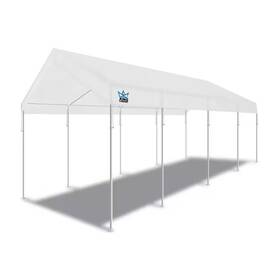 King Canopy 445056274266 Universal 10 Ft X 27 Water-resistant Fire Retardant Steel Frame White