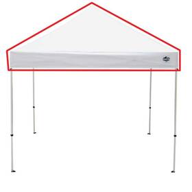 Inat10wh King Canopy Instant Pop Up Tent 116 Inch Outdoor Replacement Accessory White