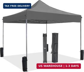Kmfurnila 707191417807 10x10 Ft Pop Up Canopy Easy Tents For Camping Parties Events Patio