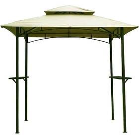 Kozyard 645759664266 Gazebo 4pc Magnetic Detachable Led Light Outdoor Beige Soft Top Canopy